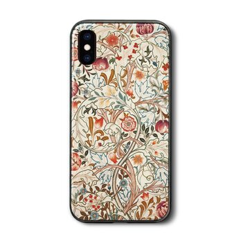 【ウィリアムモリス アカンサス】スマホケース ガラスケース 名画 iPhone7 iPhoneXRの画像