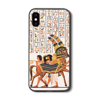 【歴史的資料 古代エジプト 肖像画】スマホケース ガラスケース 名画 iPhone15Plus 13miniの画像