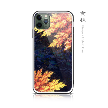 金秋 - 和風 強化ガラスiPhoneケース【iPhone15/15Pro/15ProMax/15Plusも対応】の画像