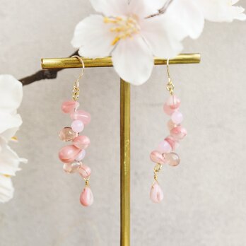 【14kgfピアス】枝垂れ桜の画像
