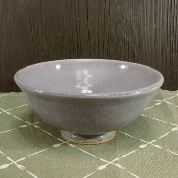 陶器 ご飯茶碗（大） トルコパープル【240108】の画像
