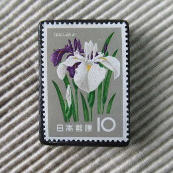 日本　花切手ブローチ9233の画像