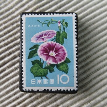 日本　花切手ブローチ9235の画像