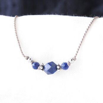 Deep Blue Short Necklace（ラピスラズリ）の画像