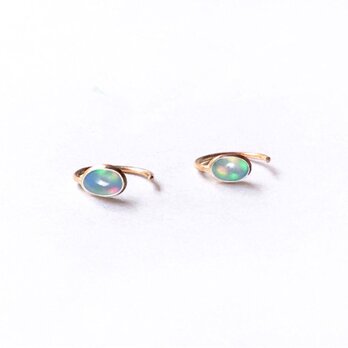 k18 Opal Sprout ピアス/ 受注制作の画像