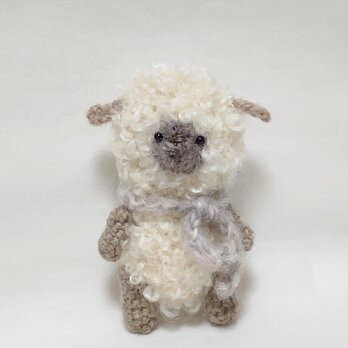 小さな子羊さん(あみぐるみ)の画像