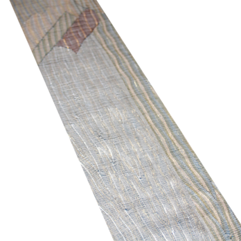 西陣織　半幅帯　スクイ織　手織　正絹　リバーシブルの画像