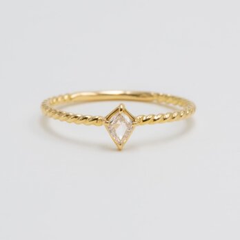 Dew Rhombus Diamond Ringの画像