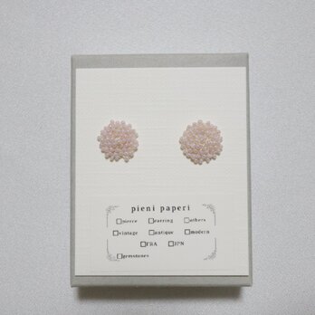 flower petal pierce [ pearl pink ]の画像