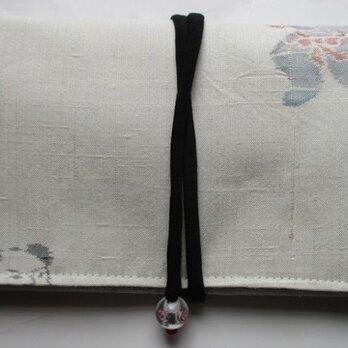 ７５７３　紬の着物で作った和風財布・ポーチ＃送料無料の画像