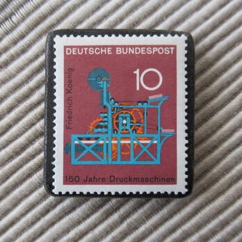 ドイツ　切手ブローチ9309の画像