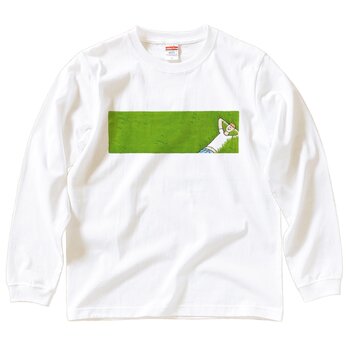 長袖 Tシャツ 『シバフキモチイ・男子』 男女兼用 ロンT ペアルックの画像