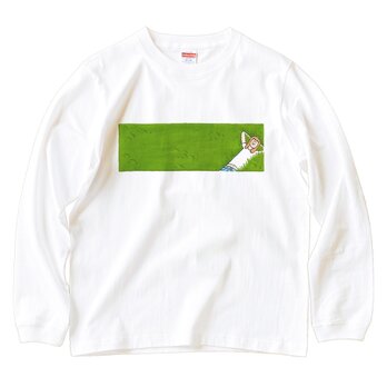 長袖 Tシャツ 『シバフキモチイ・女子』 男女兼用 ロンTの画像