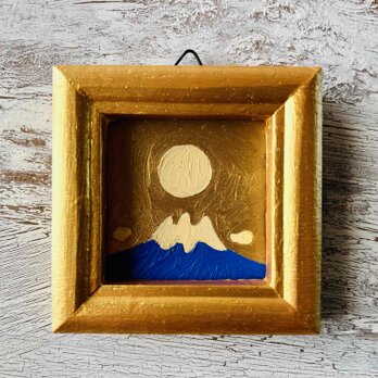 開運画「富士山　T」風水画・原画・油彩・壁掛けの画像
