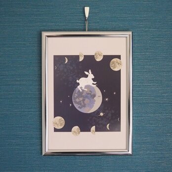 A4ポスター＊月と兎座の画像