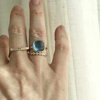 K10[London blue topazの石言葉]ringの画像
