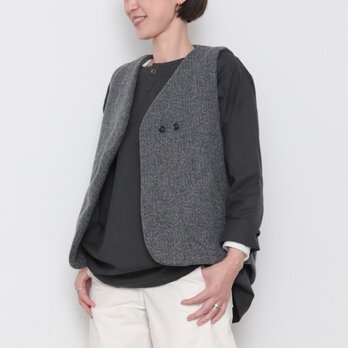 pazu's vest　FW / gray