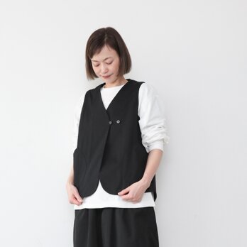 pazu's vest / blackの画像
