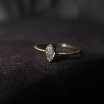 Ｋ18 Octagon Diamond Ringの画像