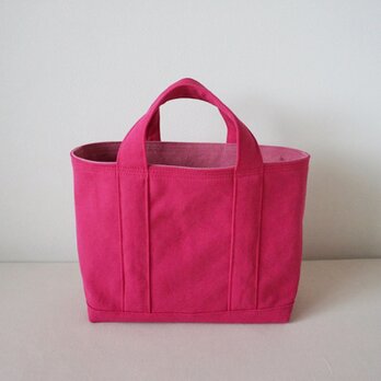 TOTE BAG -bicolor- (M) /  pink × peachの画像
