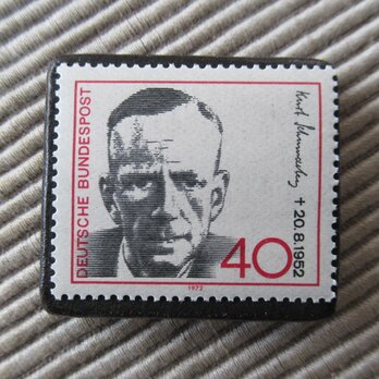 ドイツ　切手ブローチ9344の画像