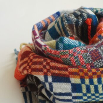 手織りカシミアストール・・１２colorsの画像