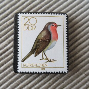 ドイツ　鳥切手ブローチ9348の画像
