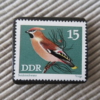 ドイツ　鳥切手ブローチ9362の画像