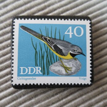 ドイツ　鳥切手ブローチ9366の画像