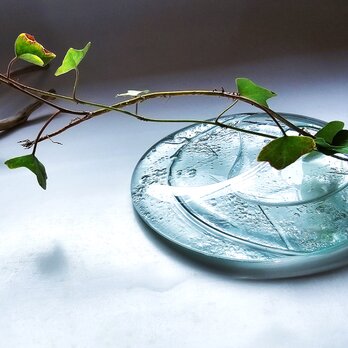 ガラスの一輪挿し　花器　水玉の画像