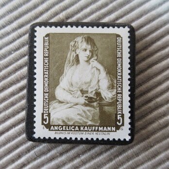 ドイツ　切手ブローチ9374の画像