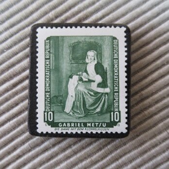 ドイツ　切手ブローチ9375の画像