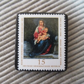 ドイツ　切手ブローチ9380の画像
