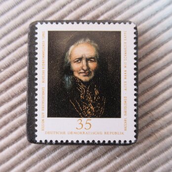 ドイツ　切手ブローチ9383の画像