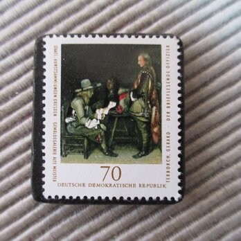 ドイツ　切手ブローチ9384の画像