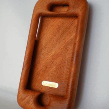 【受注制作】木製iPhoneケース（けやき・フルカバー）の画像