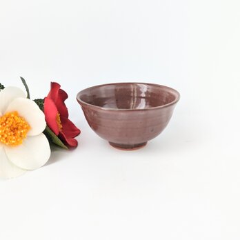 きれいな色の飯茶碗　桜　【手仕事　民藝　和　陶器】の画像