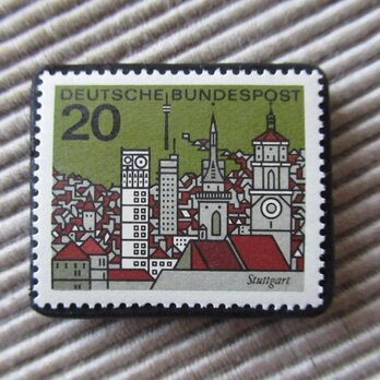 ドイツ　建築切手ブローチ9416の画像