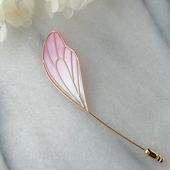 蝶の片羽ハットピン- 桜羽 -の画像