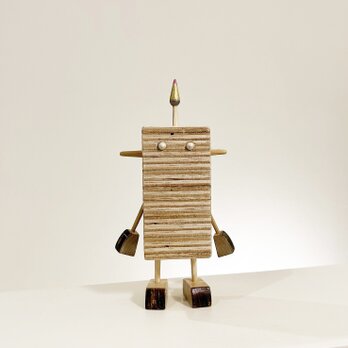 木製ロボット 「クミン」の画像