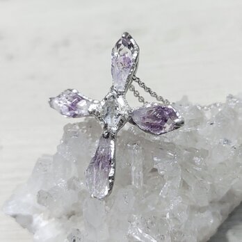 amethyst cross＊925 pendantの画像