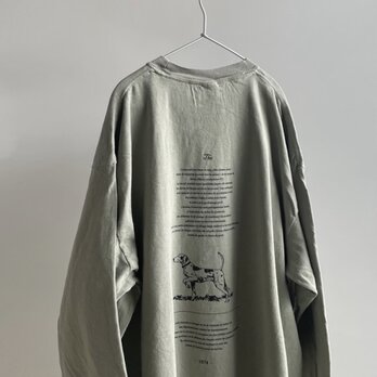 ヴィンテージライクロンT / sheep dog / ユニセックス / スモークカーキの画像
