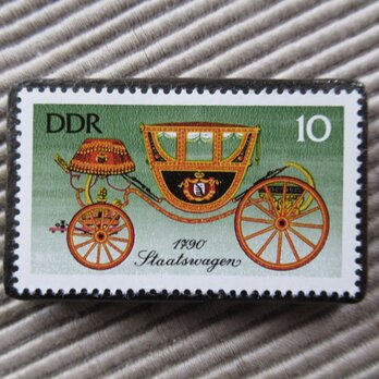 ドイツ　切手ブローチ9448の画像