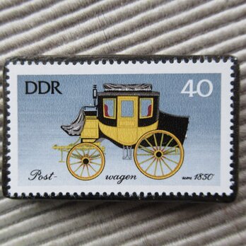ドイツ　切手ブローチ9452の画像