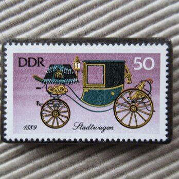 ドイツ　切手ブローチ9453の画像