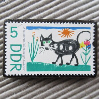 ドイツ　切手ブローチ9454の画像