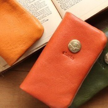 belle-keycase アカ（革キーケース）