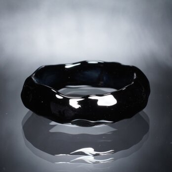 漆黒 Glass Ice Ring 【YASUDA GLASS】の画像