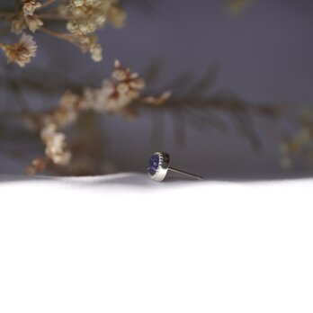 SV925 Tanzanite earring single type (SVANG001)の画像