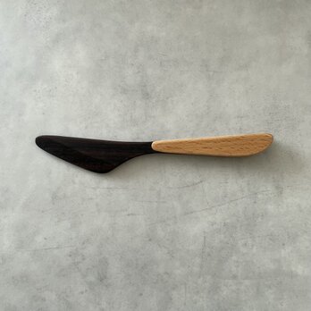 バターナイフ　縞黒檀(しまこくたん）の画像
